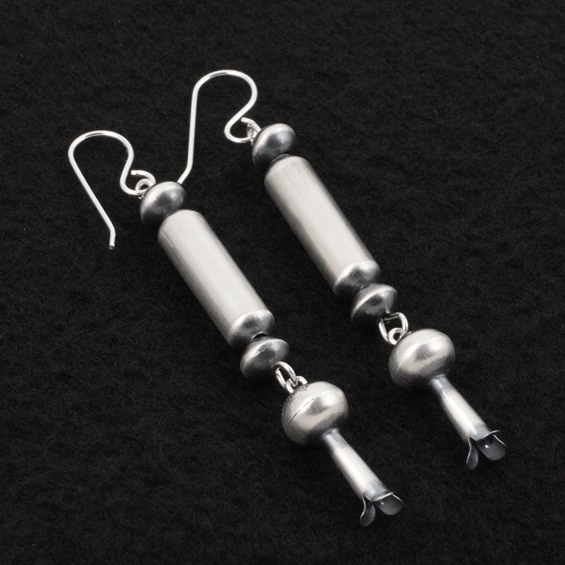 Tonisha Haley Sterling Silver Navajo Pearl Earrings