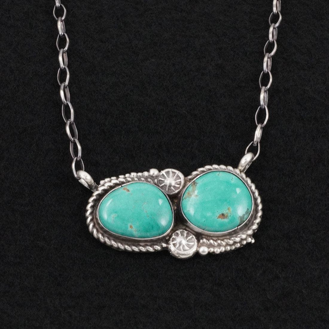 Antwone Brown Turquoise & Sterling Silver Necklace