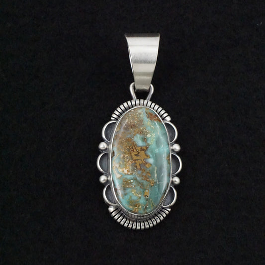 Daniel Benally Turquoise & Sterling Silver Pendant