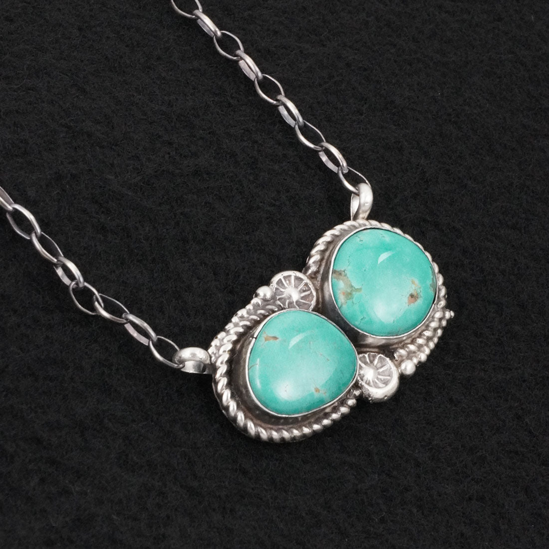 Antwone Brown Turquoise & Sterling Silver Necklace