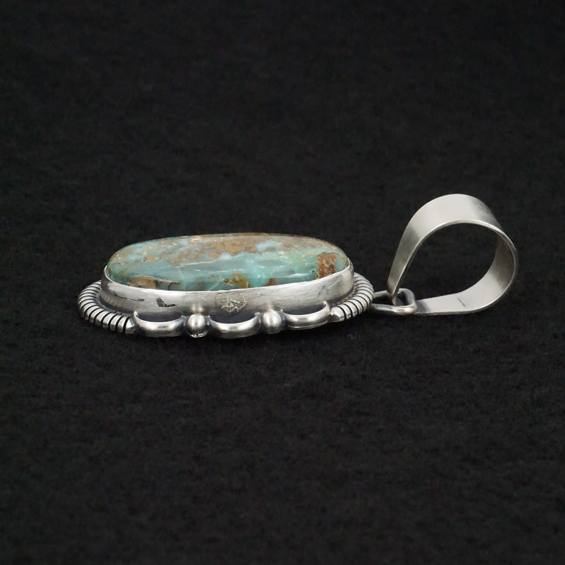 Daniel Benally Turquoise & Sterling Silver Pendant