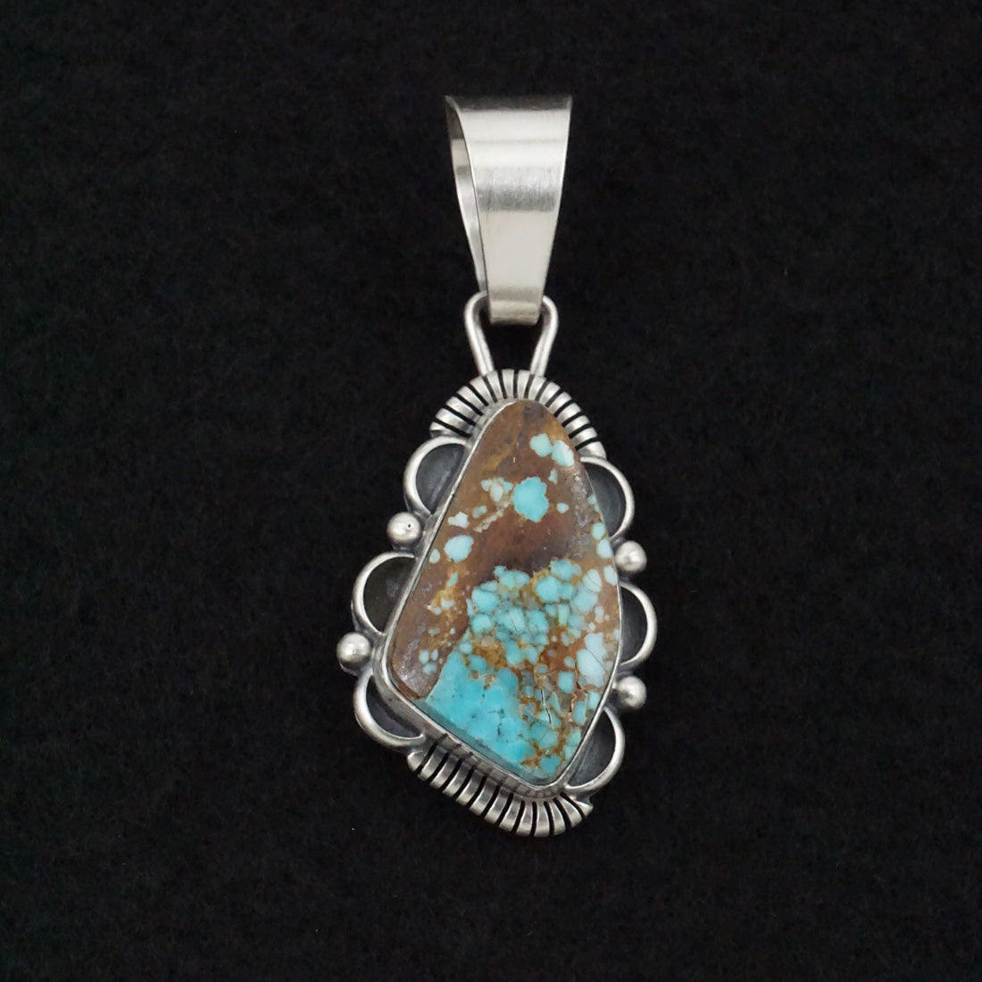 Daniel Benally Turquoise & Sterling Silver Pendant