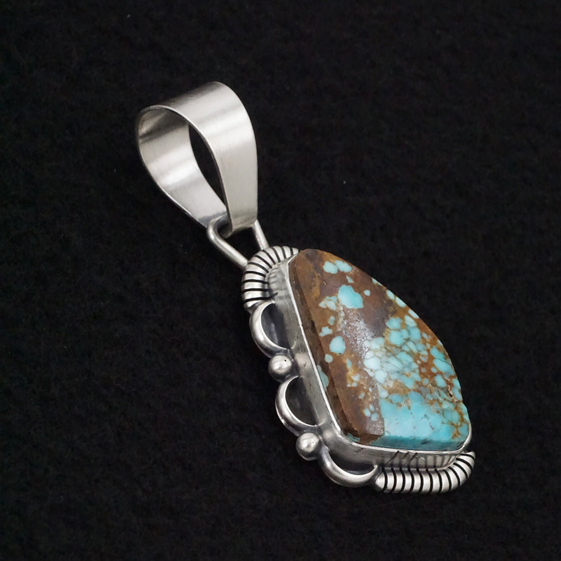 Daniel Benally Turquoise & Sterling Silver Pendant