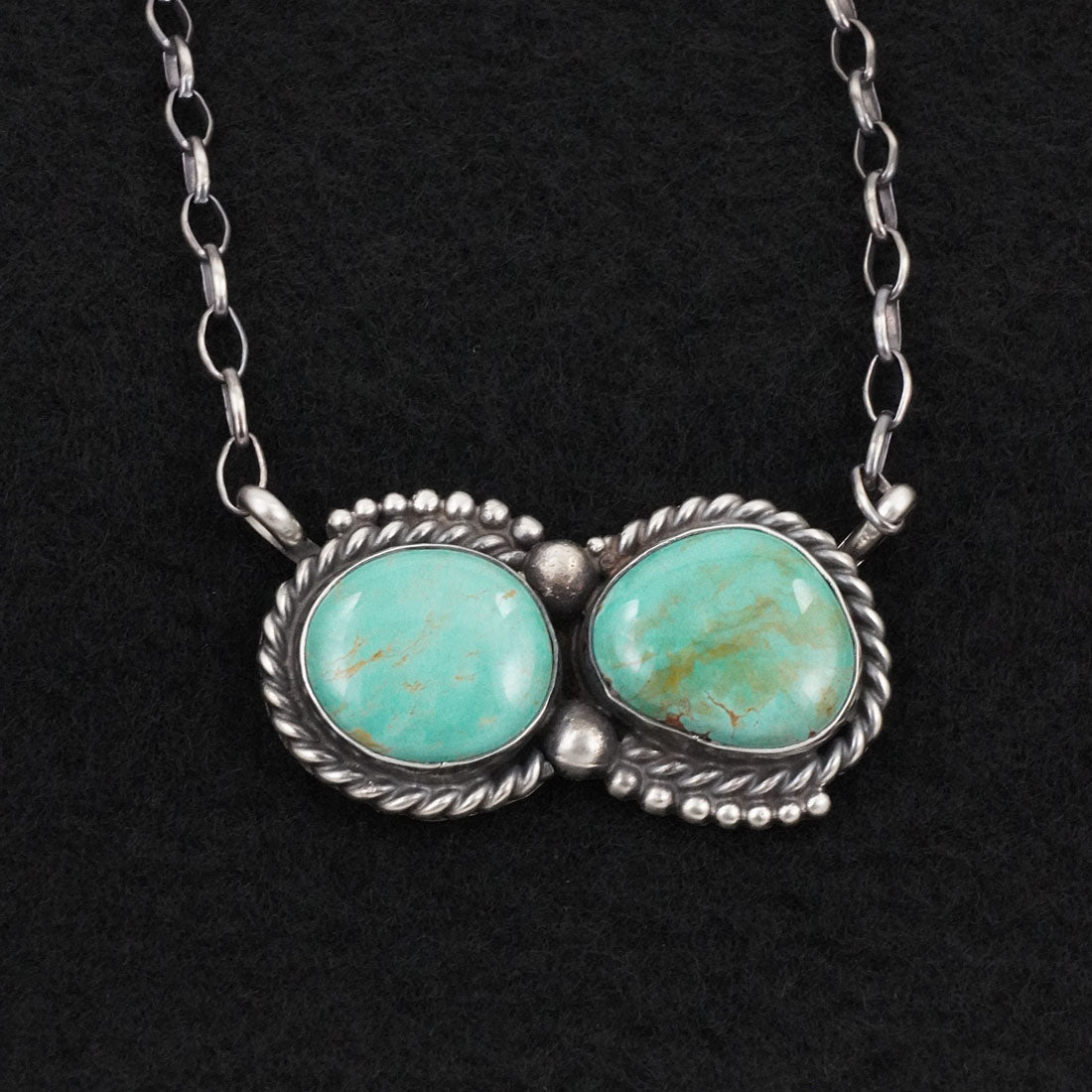 Antwone Brown Turquoise & Sterling Silver Necklace