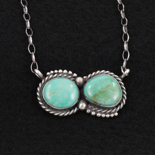 Antwone Brown Turquoise & Sterling Silver Necklace