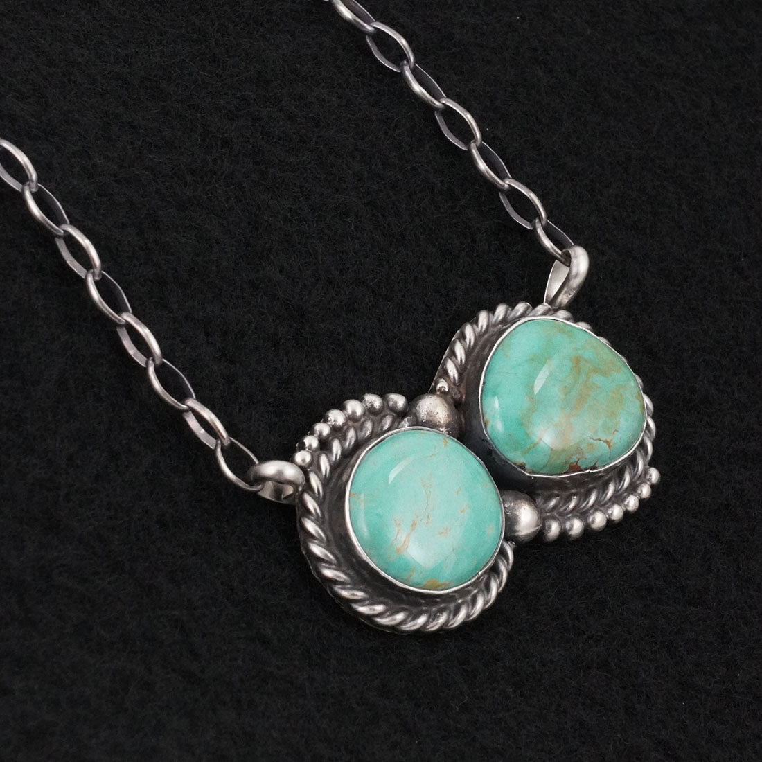 Antwone Brown Turquoise & Sterling Silver Necklace