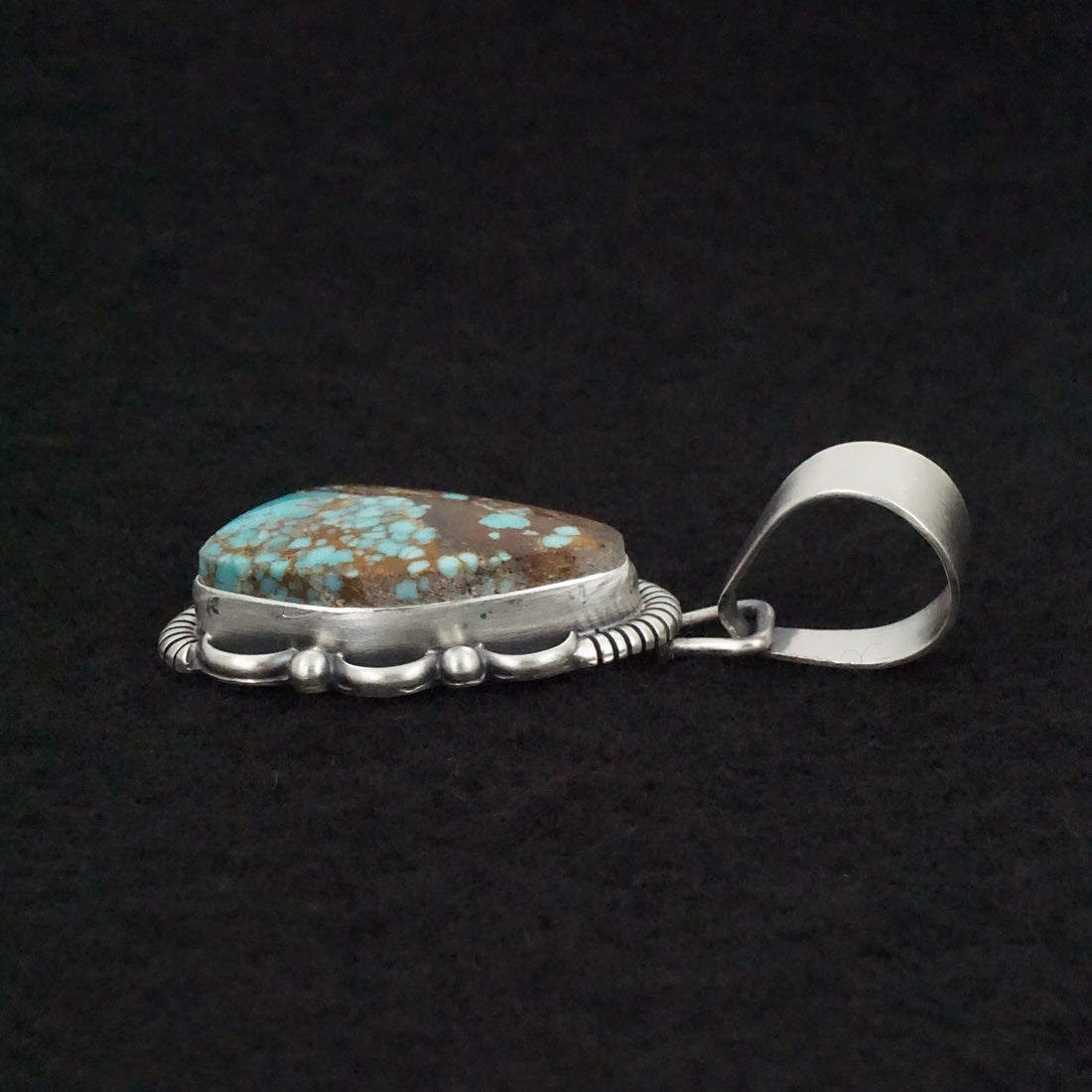 Daniel Benally Turquoise & Sterling Silver Pendant