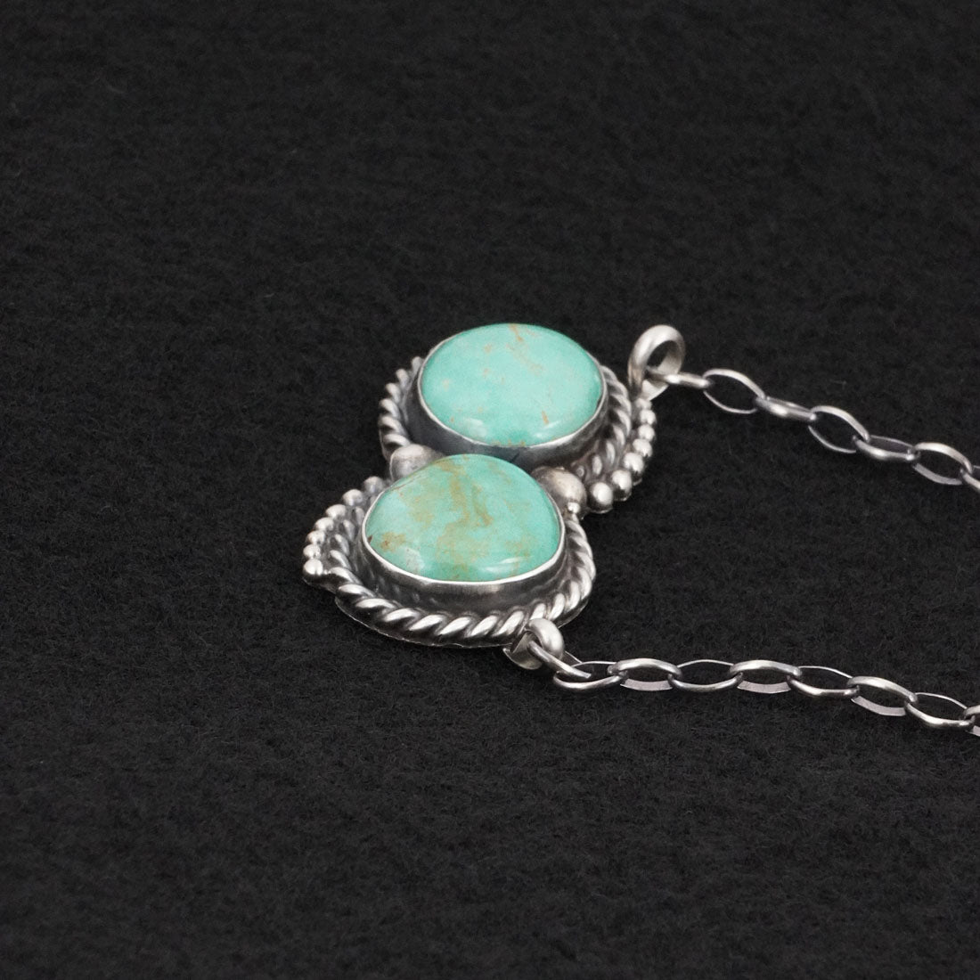 Antwone Brown Turquoise & Sterling Silver Necklace