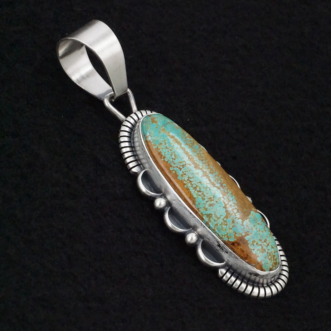 Daniel Benally Turquoise & Sterling Silver Pendant