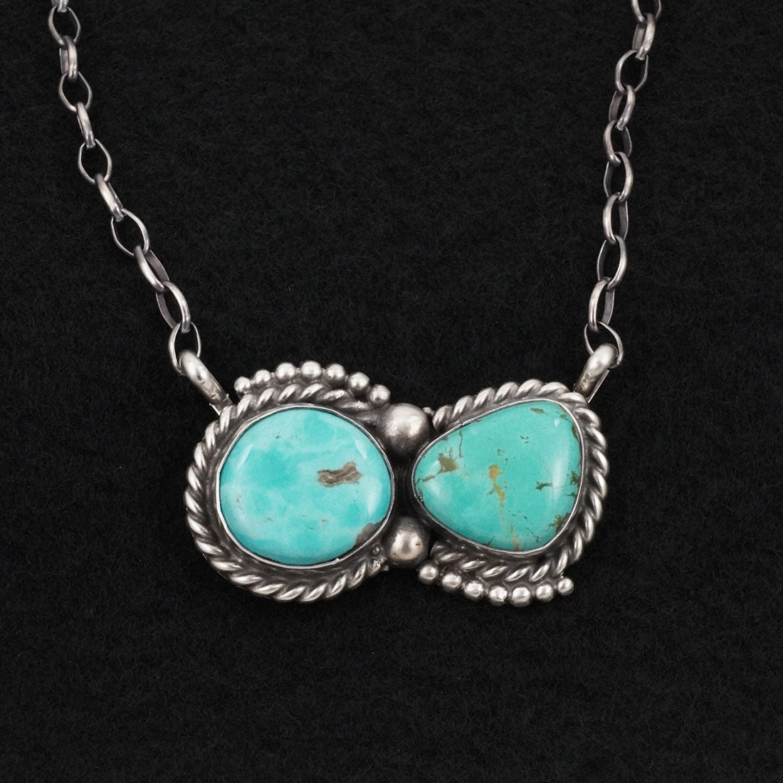 Antwone Brown Turquoise & Sterling Silver Necklace