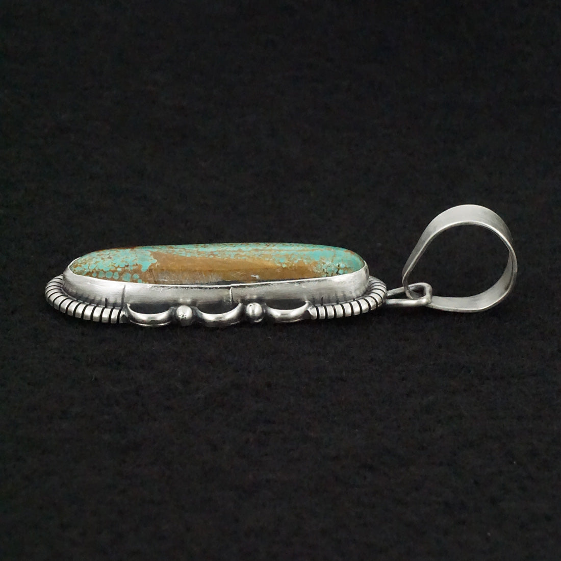 Daniel Benally Turquoise & Sterling Silver Pendant