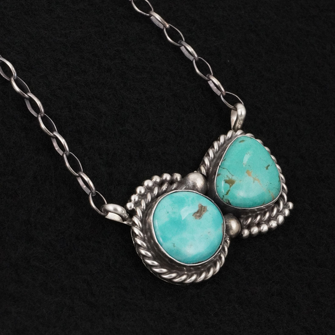 Antwone Brown Turquoise & Sterling Silver Necklace