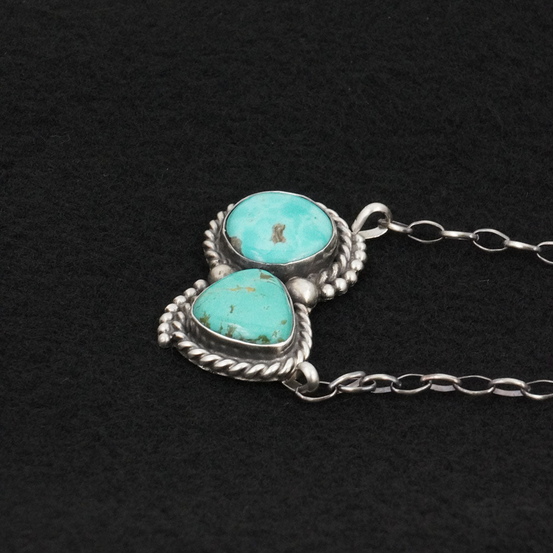 Antwone Brown Turquoise & Sterling Silver Necklace