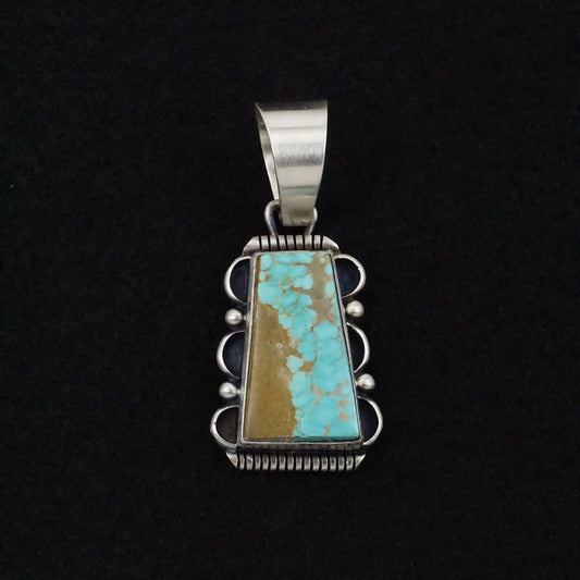 Daniel Benally Turquoise & Sterling Silver Pendant