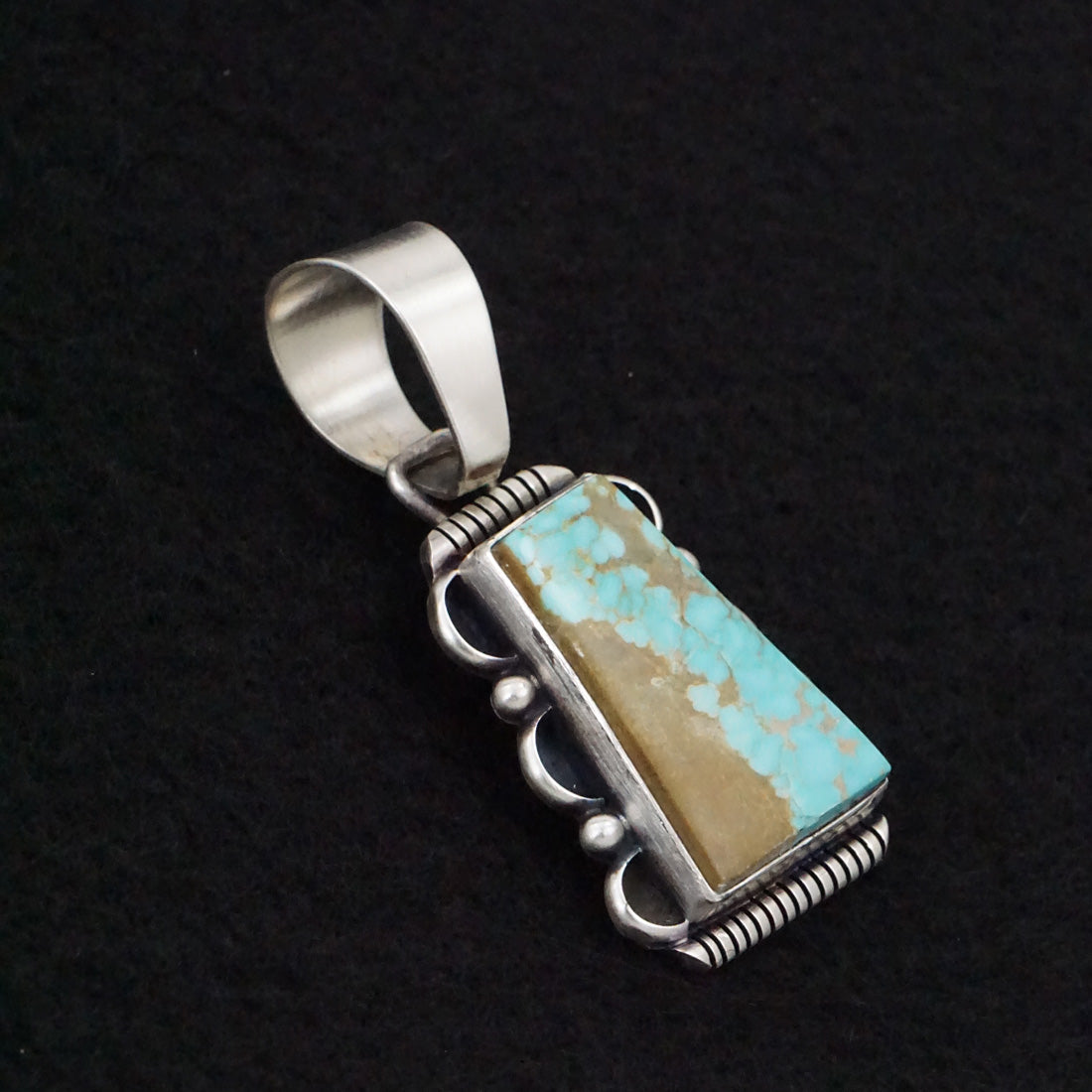 Daniel Benally Turquoise & Sterling Silver Pendant