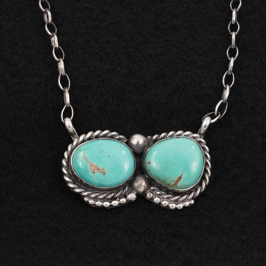 Antwone Brown Turquoise & Sterling Silver Necklace