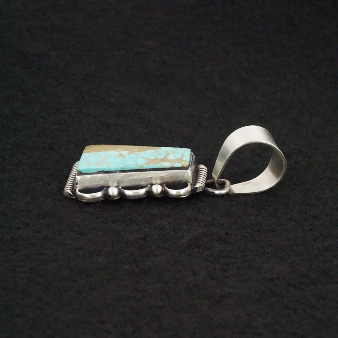 Daniel Benally Turquoise & Sterling Silver Pendant