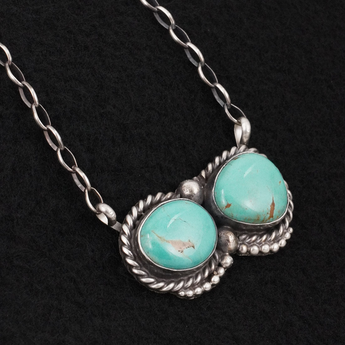 Antwone Brown Turquoise & Sterling Silver Necklace
