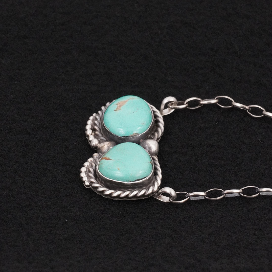 Antwone Brown Turquoise & Sterling Silver Necklace
