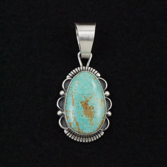 Daniel Benally Turquoise & Sterling Silver Pendant