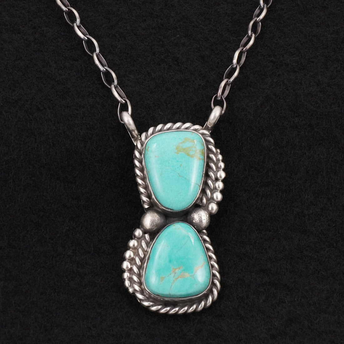 Antwone Brown Turquoise & Sterling Silver Necklace
