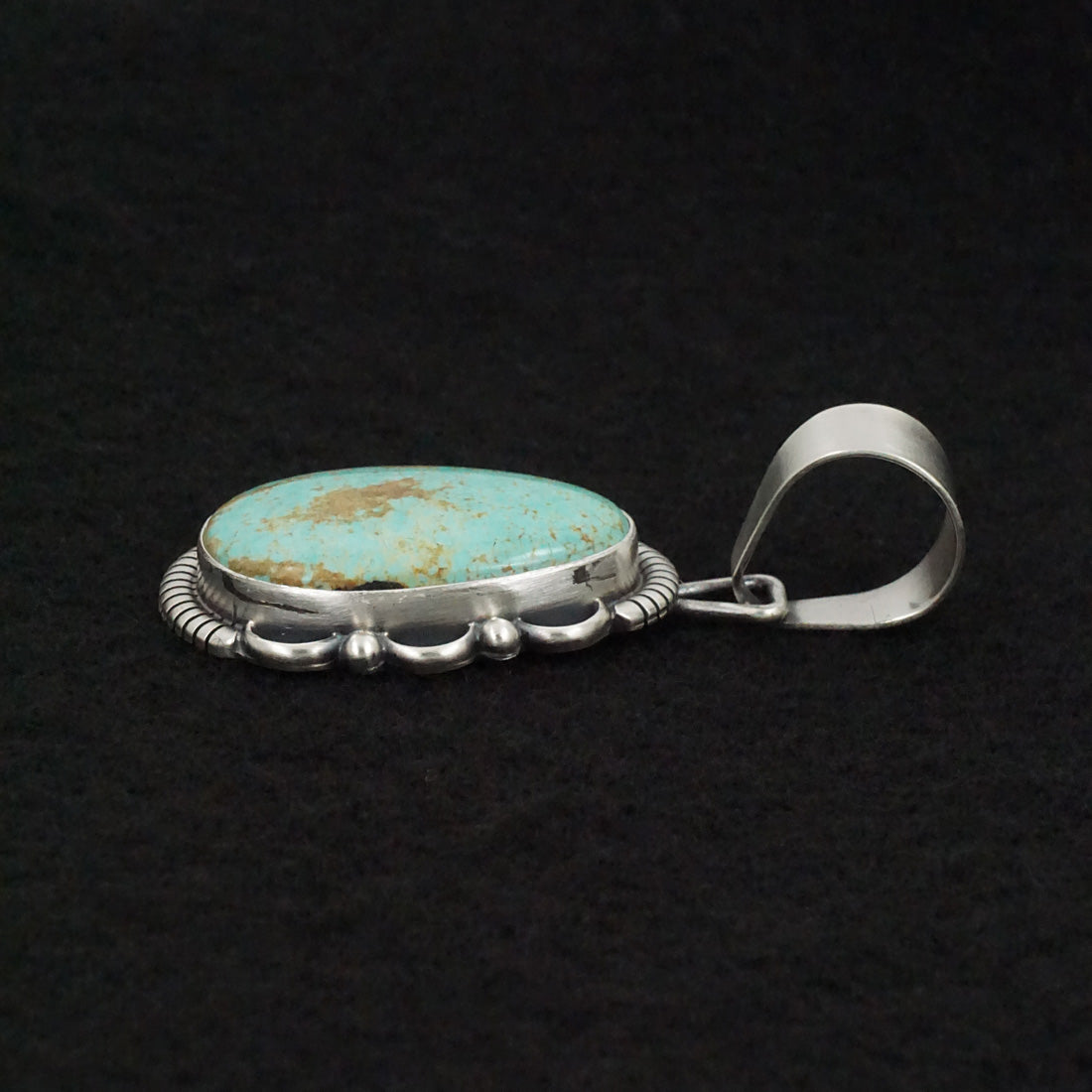 Daniel Benally Turquoise & Sterling Silver Pendant