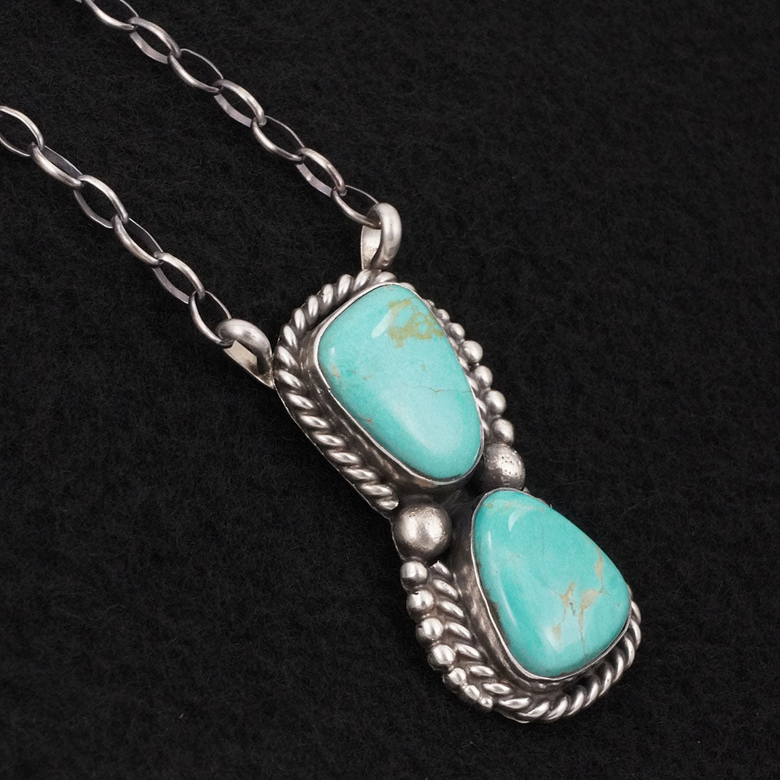 Antwone Brown Turquoise & Sterling Silver Necklace