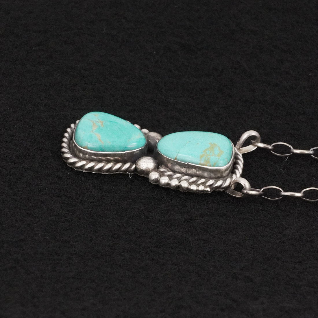 Antwone Brown Turquoise & Sterling Silver Necklace