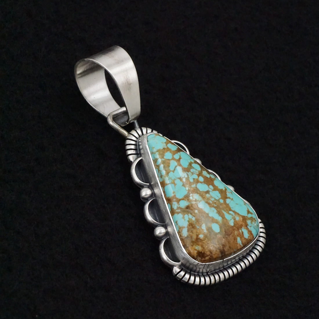 Daniel Benally Turquoise & Sterling Silver Pendant