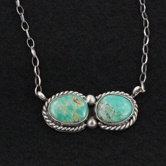 Antwone Brown Turquoise & Sterling Silver Necklace