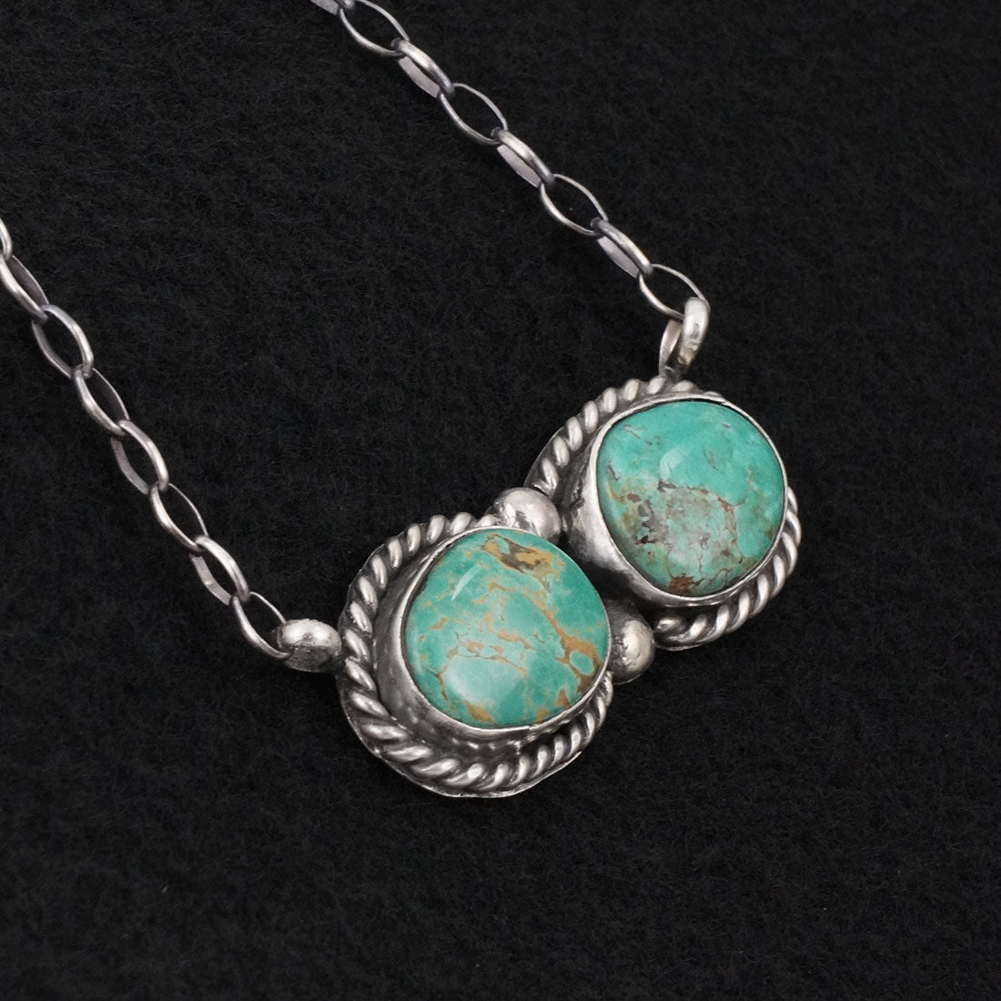 Antwone Brown Turquoise & Sterling Silver Necklace