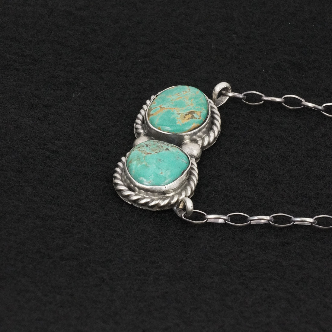Antwone Brown Turquoise & Sterling Silver Necklace