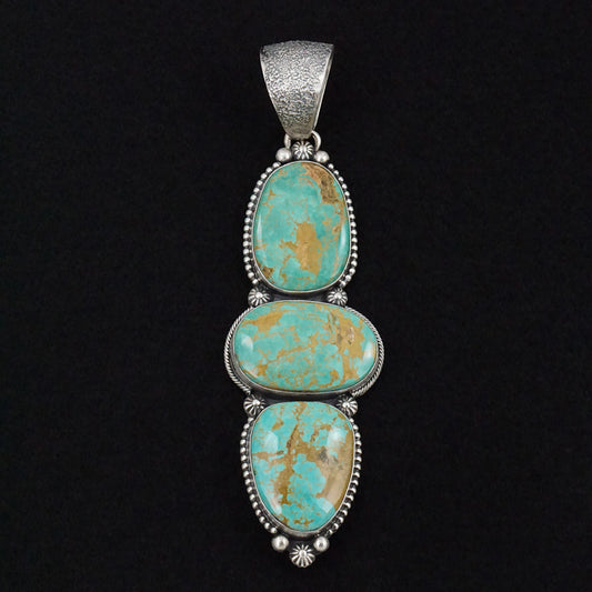 Darrin Livingston Turquoise & Sterling Silver Pendant