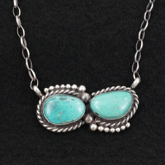 Antwone Brown Turquoise & Sterling Silver Necklace