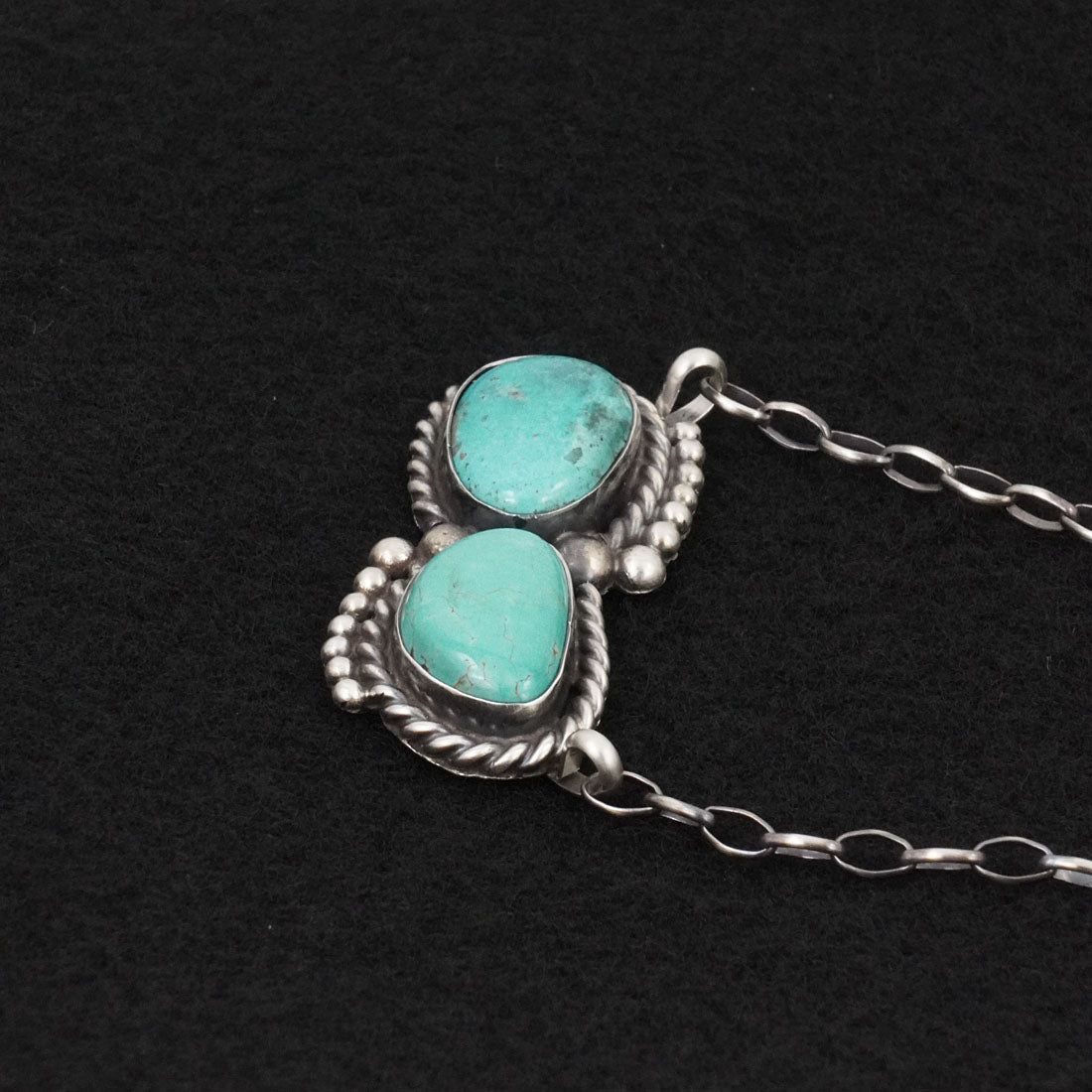 Antwone Brown Turquoise & Sterling Silver Necklace