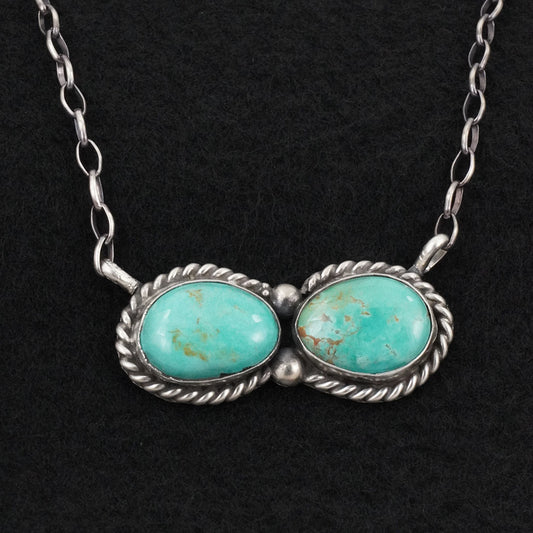 Antwone Brown Turquoise & Sterling Silver Necklace