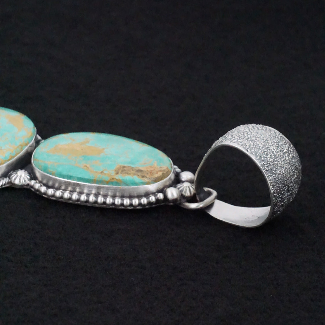 Darrin Livingston Turquoise & Sterling Silver Pendant