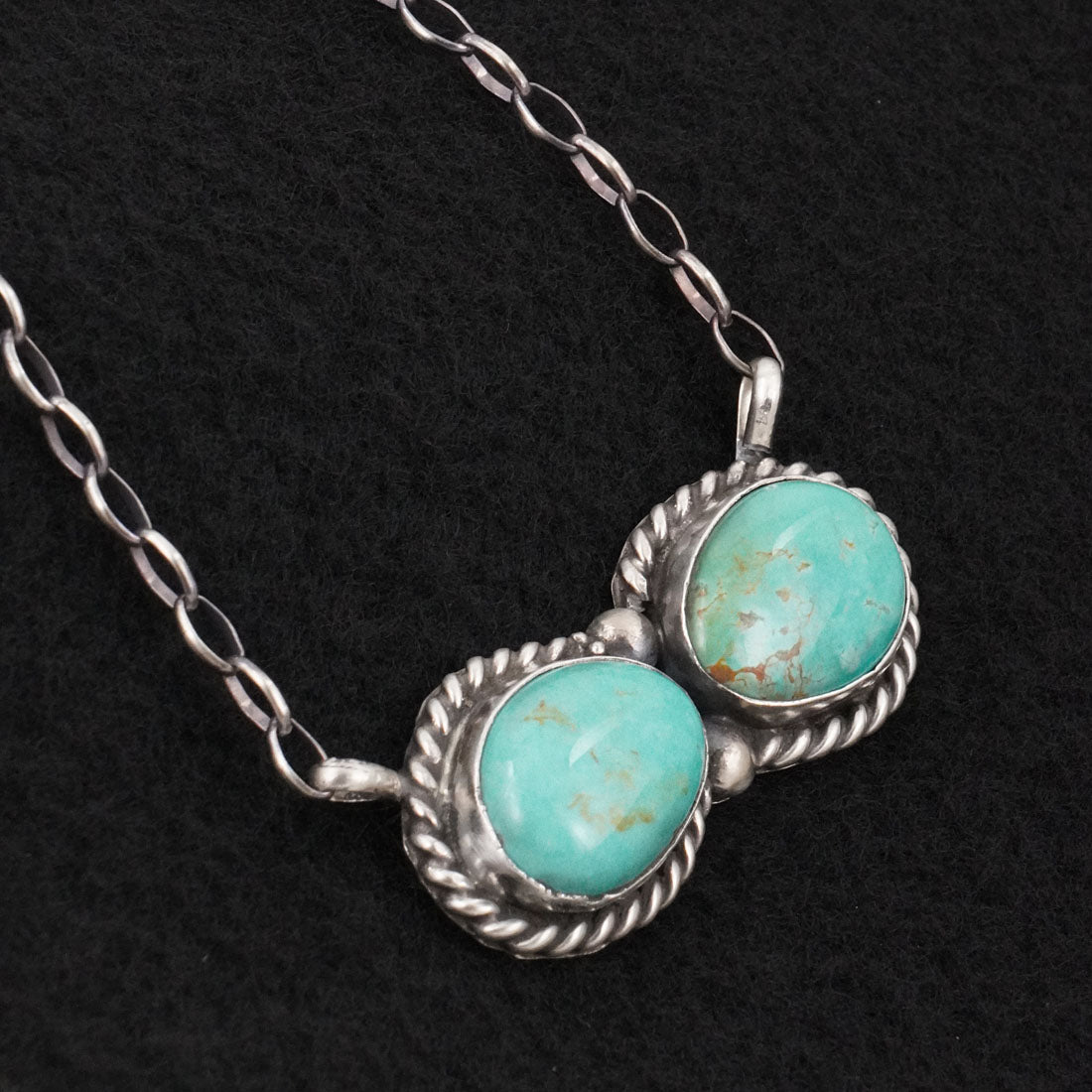 Antwone Brown Turquoise & Sterling Silver Necklace