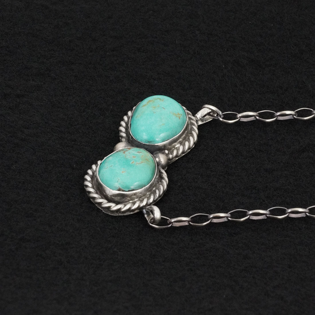 Antwone Brown Turquoise & Sterling Silver Necklace