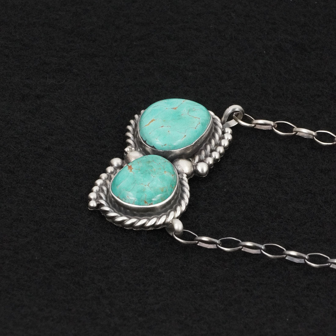 Antwone Brown Turquoise & Sterling Silver Necklace
