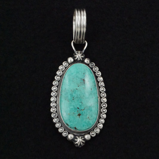 Jackson Hoskie Turquoise & Sterling Silver Pendant