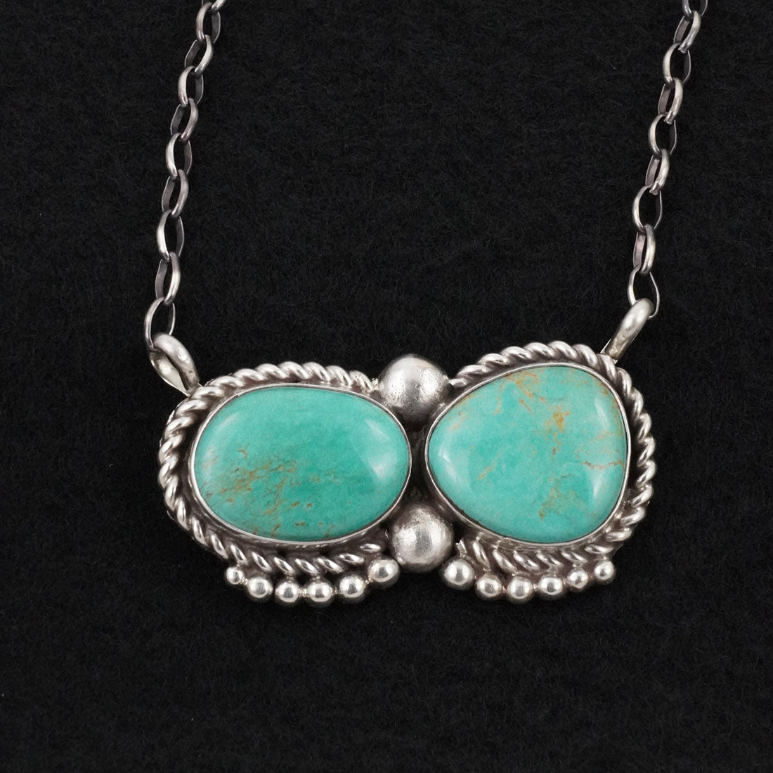 Antwone Brown Turquoise & Sterling Silver Necklace