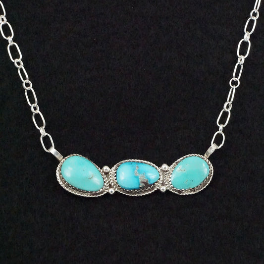 Ernest Hawthorne Turquoise & Sterling Silver Necklace