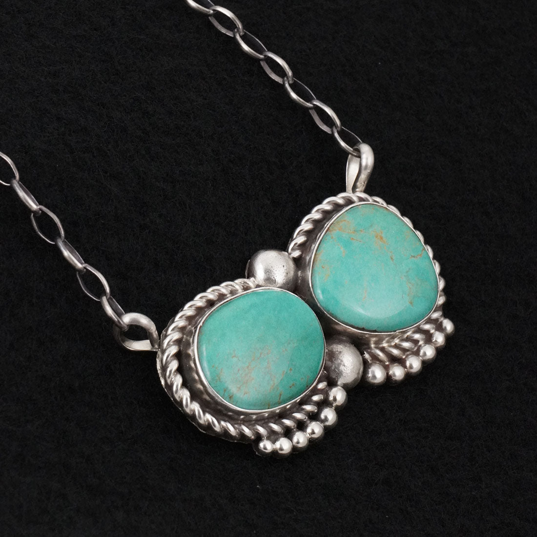 Antwone Brown Turquoise & Sterling Silver Necklace