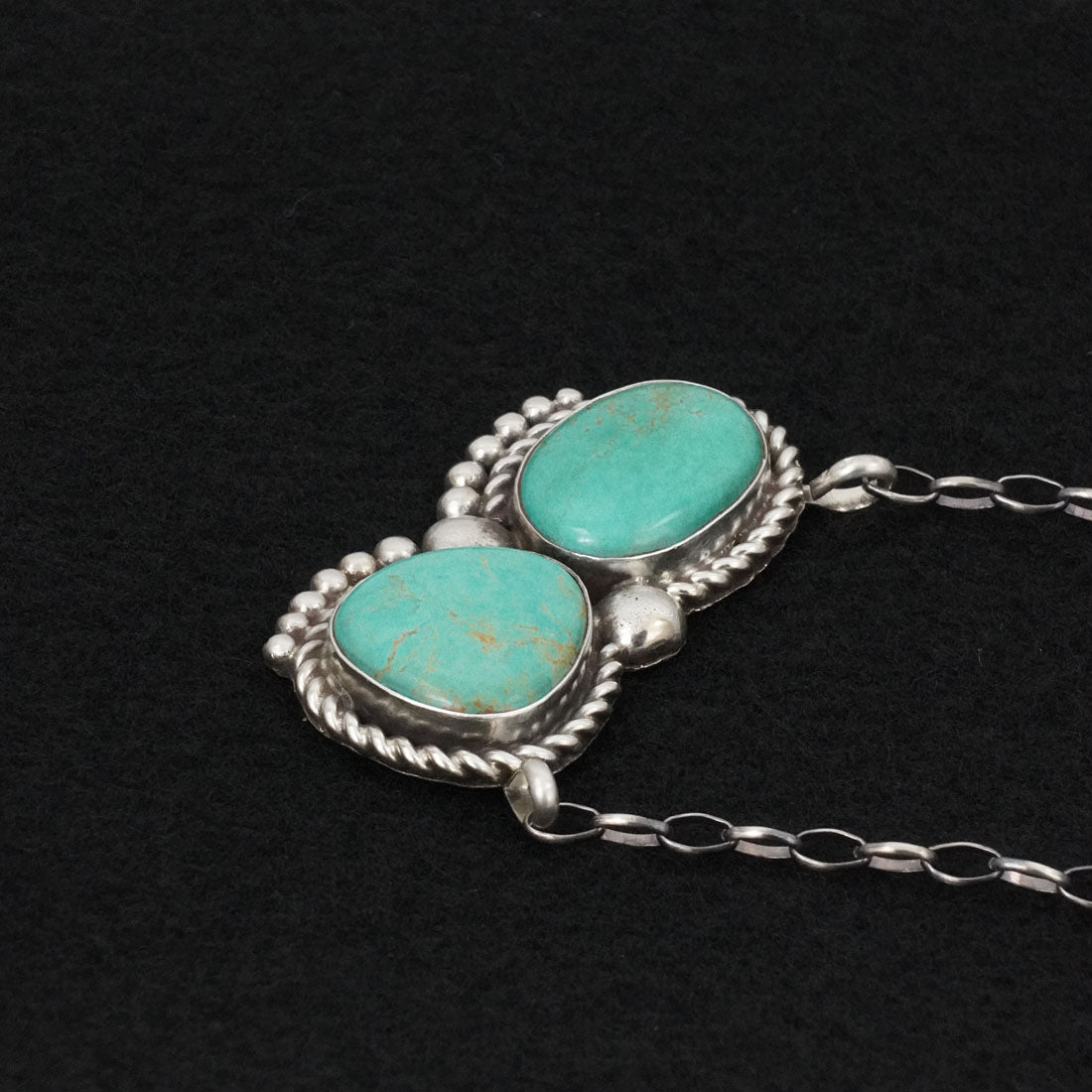 Antwone Brown Turquoise & Sterling Silver Necklace