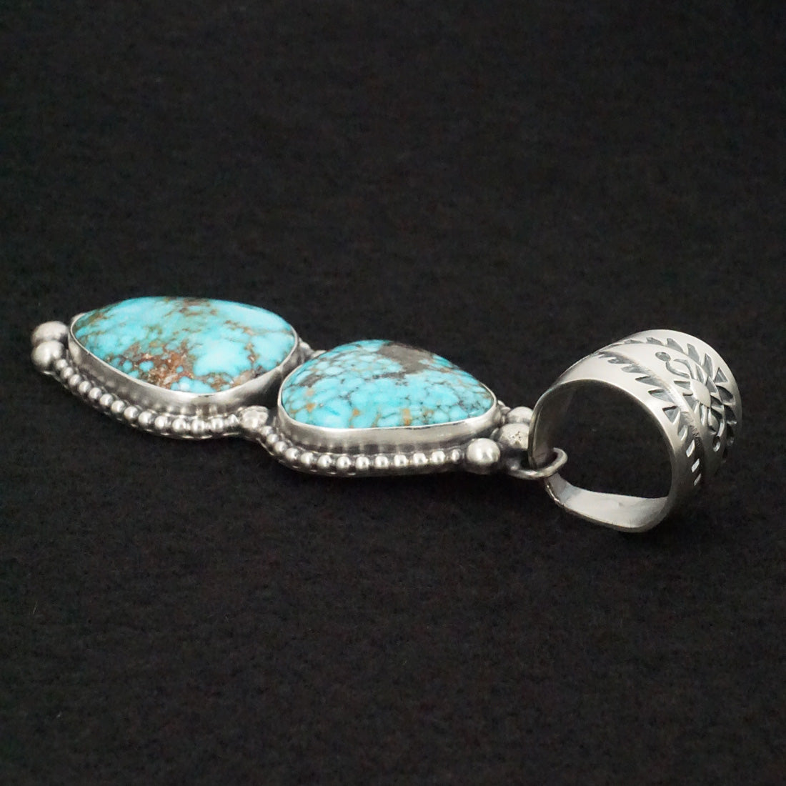 Darrin Livingston Turquoise & Sterling Silver Pendant