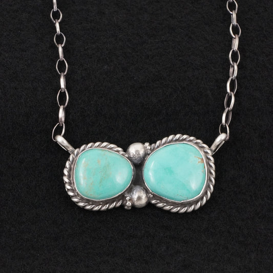 Antwone Brown Turquoise & Sterling Silver Necklace