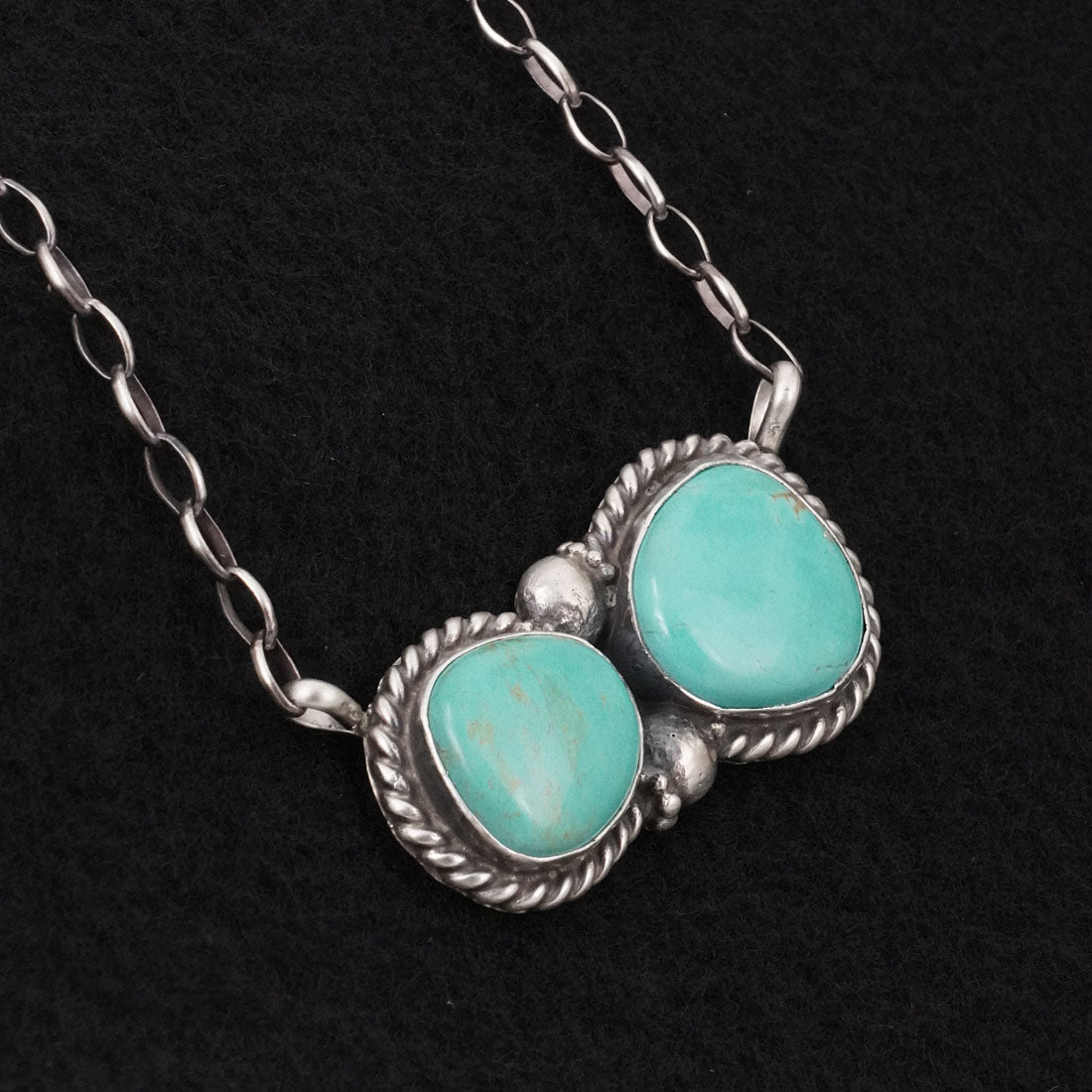 Antwone Brown Turquoise & Sterling Silver Necklace