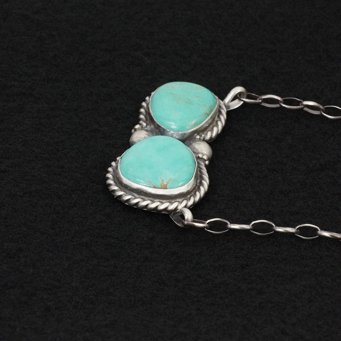 Antwone Brown Turquoise & Sterling Silver Necklace