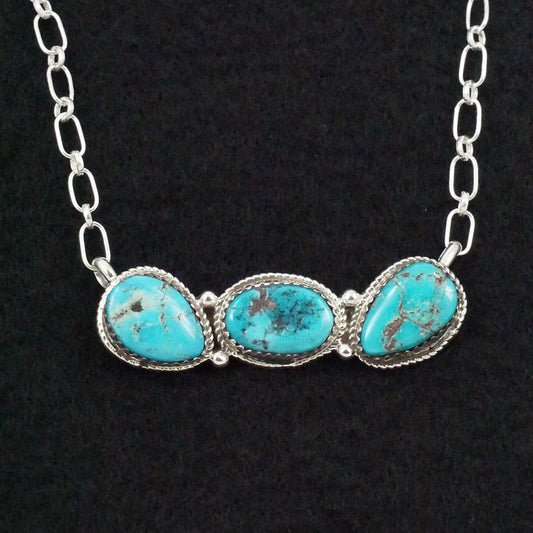 Ernest Hawthorne Turquoise & Sterling Silver Necklace